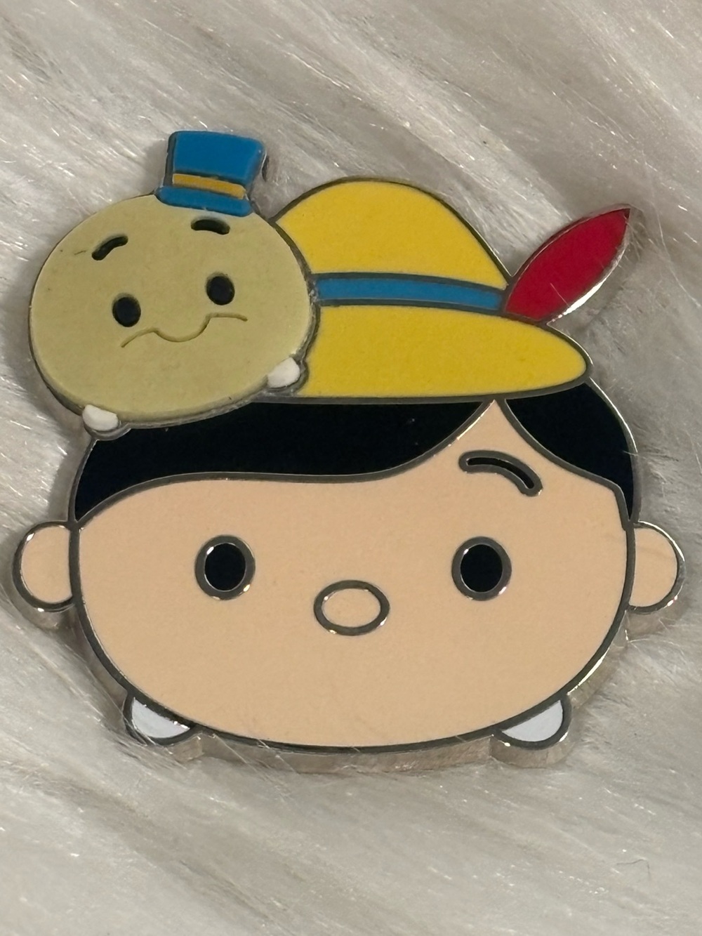 Disney Trading Pin Tsum Tsum Pinocchio & Jiminy Cricket cute